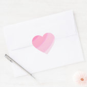 Roze wervelingen Sticker (Envelop)