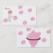 Roze wervelkolom visitekaartje (Voorkant / Achterkant)