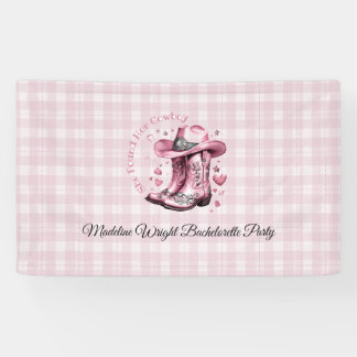 Roze Western Cowgirl Bachelorette Banner