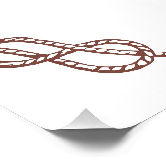 Roze Western Rodeo Cowgirl 1e verjaardagsfeestje Perfect Poster (Hoek)