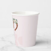 Roze westerne cowgirl rodeo papieren bekers (Links)