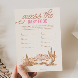 Roze Westerne Guess Baby Food spel