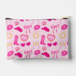 Roze Westerse Hen Party Cosmetica Tas