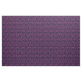 Roze Whimsical-Stippen op Paars Stof (Yard (91,4 cm))