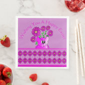 Roze Whimsy Beer Servet (Insitu)