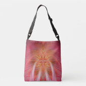 Roze whiskers crossbody tas (Achterkant)