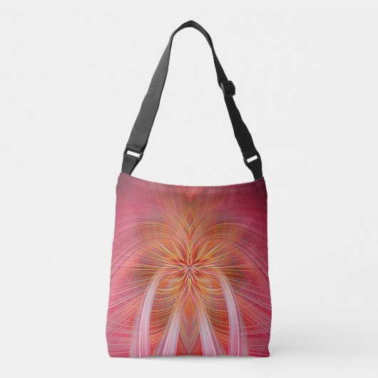 Roze whiskers crossbody tas (Voorkant)