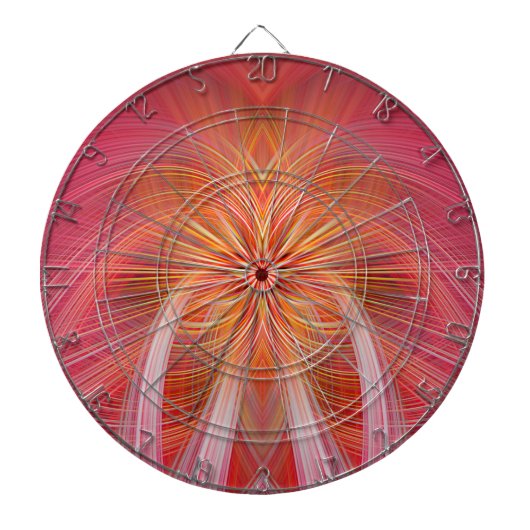 Roze whiskers dartbord (Voorkant)