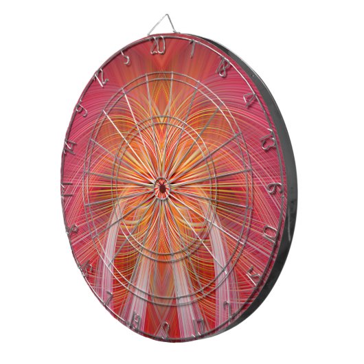 Roze whiskers dartbord (Voorkant Rechts)