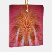 Roze whiskers keramisch ornament (Rechts)