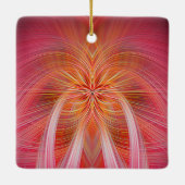 Roze whiskers keramisch ornament (Achterkant)