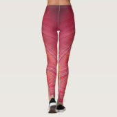 Roze whiskers leggings (Achterkant)
