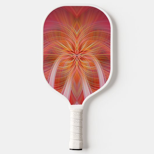 Roze whiskers pickleball paddle (Achterkant)