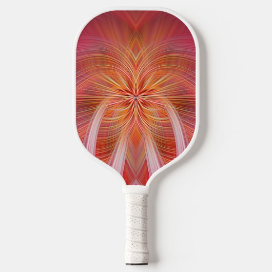 Roze whiskers pickleball paddle (Voorkant)