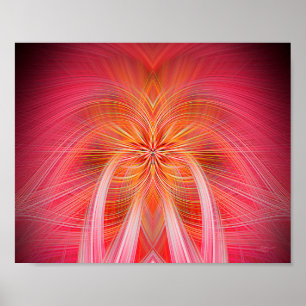 Roze whiskers poster