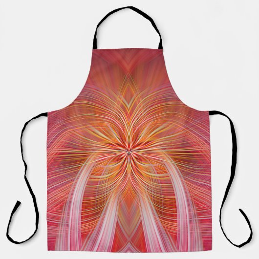 Roze whiskers schort (Voorkant)
