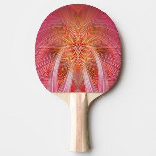 Roze whiskers tafeltennisbatje