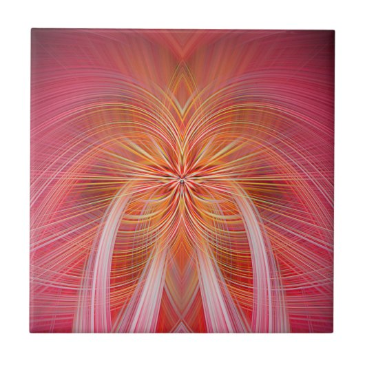 Roze whiskers tegeltje (Voorkant)