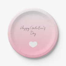 Roze White Heart Happy Galentine's Day Custom