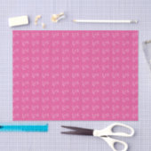Roze & White Love Arrow-Valentijnsdag Tissuepapier (Craft)