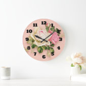 Roze & White Rose Bouquet Grote Klok (Huis)