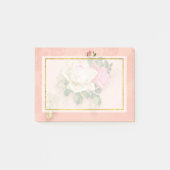 Roze & White Rose Bouquet Post-it® Notes (Voorkant)