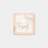 Roze & White Rose Bouquet Post-it® Notes (Voorkant)