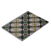 Roze White Spring Blossom Abstract Art Notitieboek (Linkerzijde)