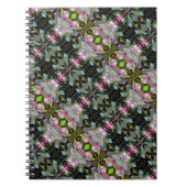 Roze White Spring Blossom Abstract Art Notitieboek (Voorkant)