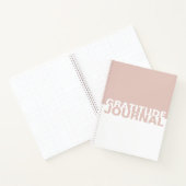 Roze White Two-Tone Gratitude Journal Notitieboek (Binnen)