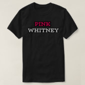 Roze Whitney T-shirt (Design voorkant)