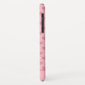 Roze wieg en hart zijn Fancy Case-Mate iPhone Case (Achterkant/links)