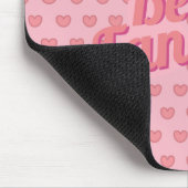 Roze wieg en hart zijn Fancy Muismat (Hoek)