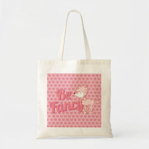 Roze wieg en hart zijn Fancy Tote Bag