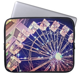Roze wiel laptop sleeve
