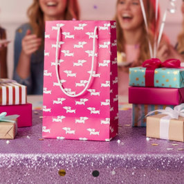 Roze Wiener Dog Cadeautas Dachshund Feest Benodigd