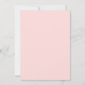 Roze Wijn Citrus Bruiloftsfeest Kaart (Achterkant)