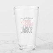 Roze wijn glas (Achterkant)