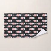 Roze Wijn Patroon Bad Handdoek (Handdoek)
