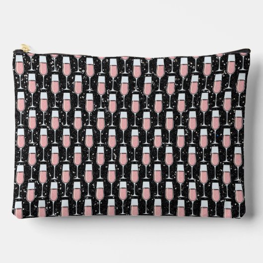 Roze Wijn Patroon Etui (Voorkant)