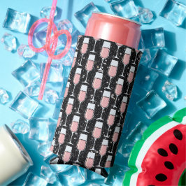 Roze Wijn Patroon Seltzer Blikjeskoeler