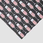 Roze Wijn Patroon Tissuepapier (Detail)
