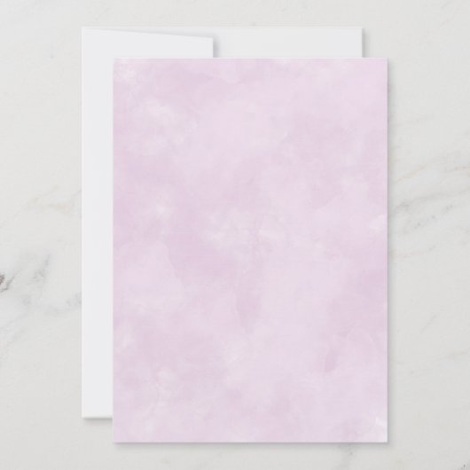 Roze wijn verjaardag kaart (Achterkant)