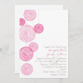 Roze wijn Wereldbollen Weddenschap Kaart (Voorkant / Achterkant)