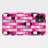 roze wijndop Case-Mate iPhone case (Achterkant (horizontaal))