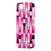 roze wijndop Case-Mate iPhone case (Achterkant Links)
