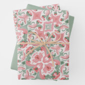 Roze & Wijze Patroon Inpakpapier Vel (In situ)