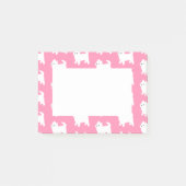 Roze wiktonnen - West Highland Terrier Dogs Post-it® Notes (Voorkant)