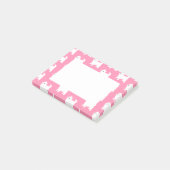 Roze wiktonnen - West Highland Terrier Dogs Post-it® Notes (Schuin)