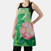 Roze Wild Roos Flowers Secret Garden Schort (Insitu)